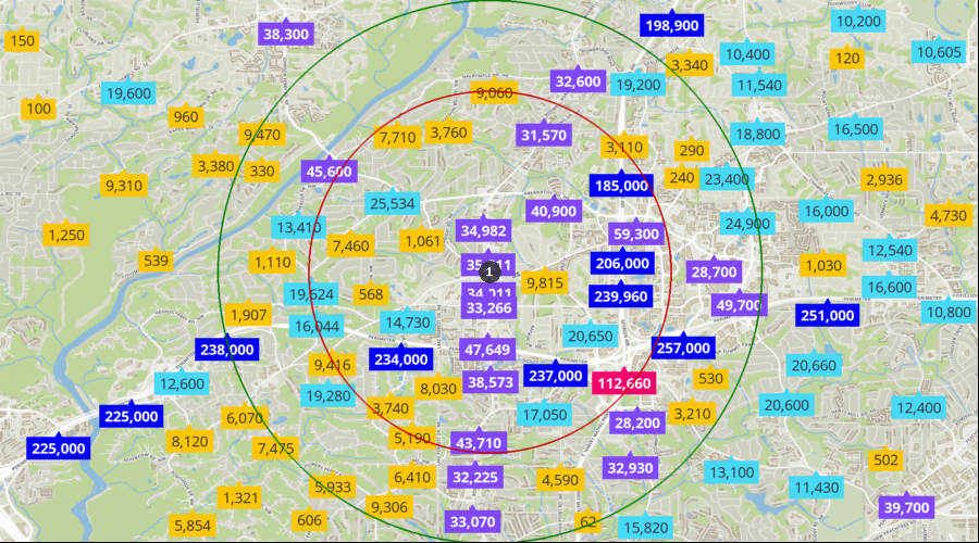 Sandy Springs, Georgia - Daily Average Traffic Count